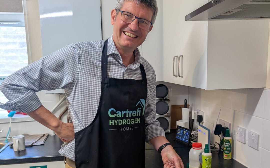 Hydrogen pancakes in a hydrogen house